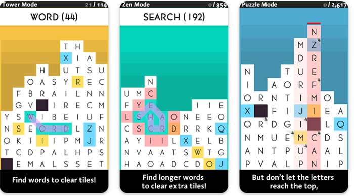 بازی فکری SpellTower